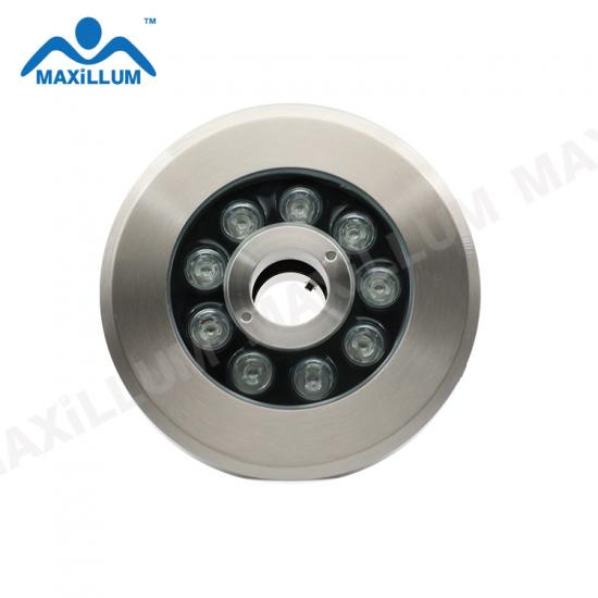 LED fountain light with stainless steel housing