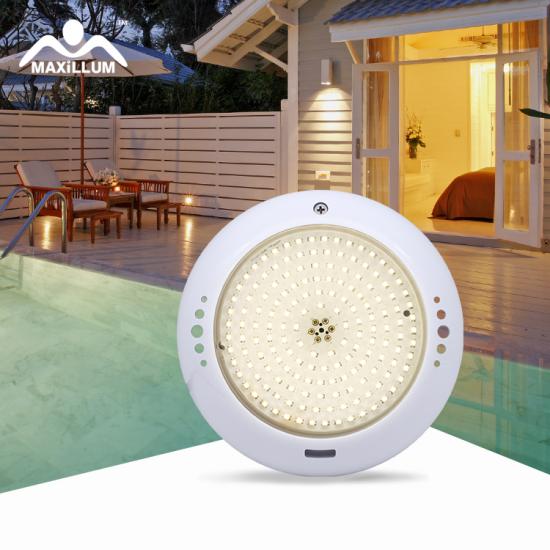 warm white wall mounted pool light