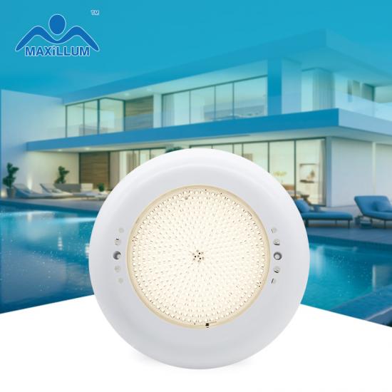 epoxy resin flat lamp , ABS housing， WW color
